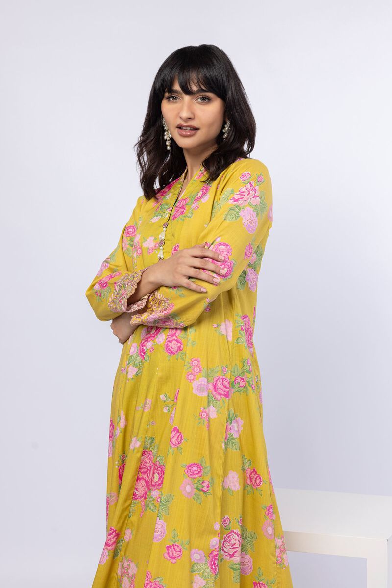 Embroidered | Crosshatch Raw Silk | Kurta | USD 35.00