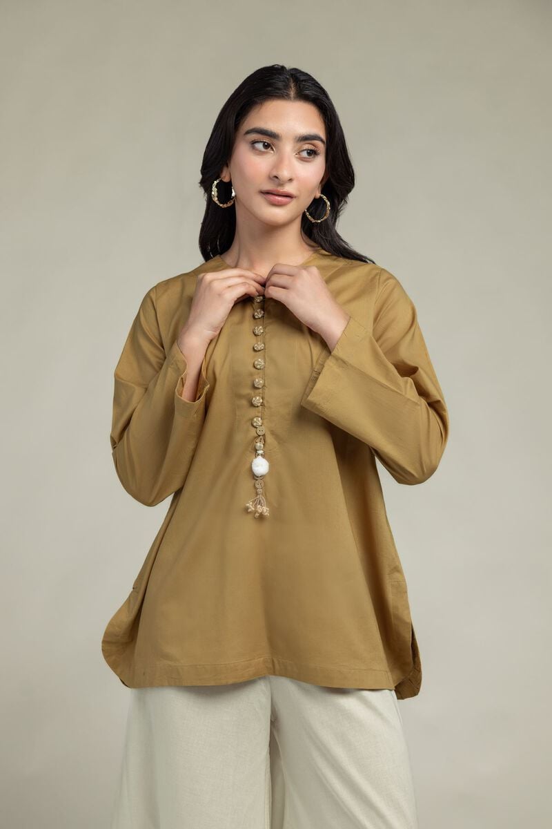 Cambric | Solid Short Kurta | USD 35.00