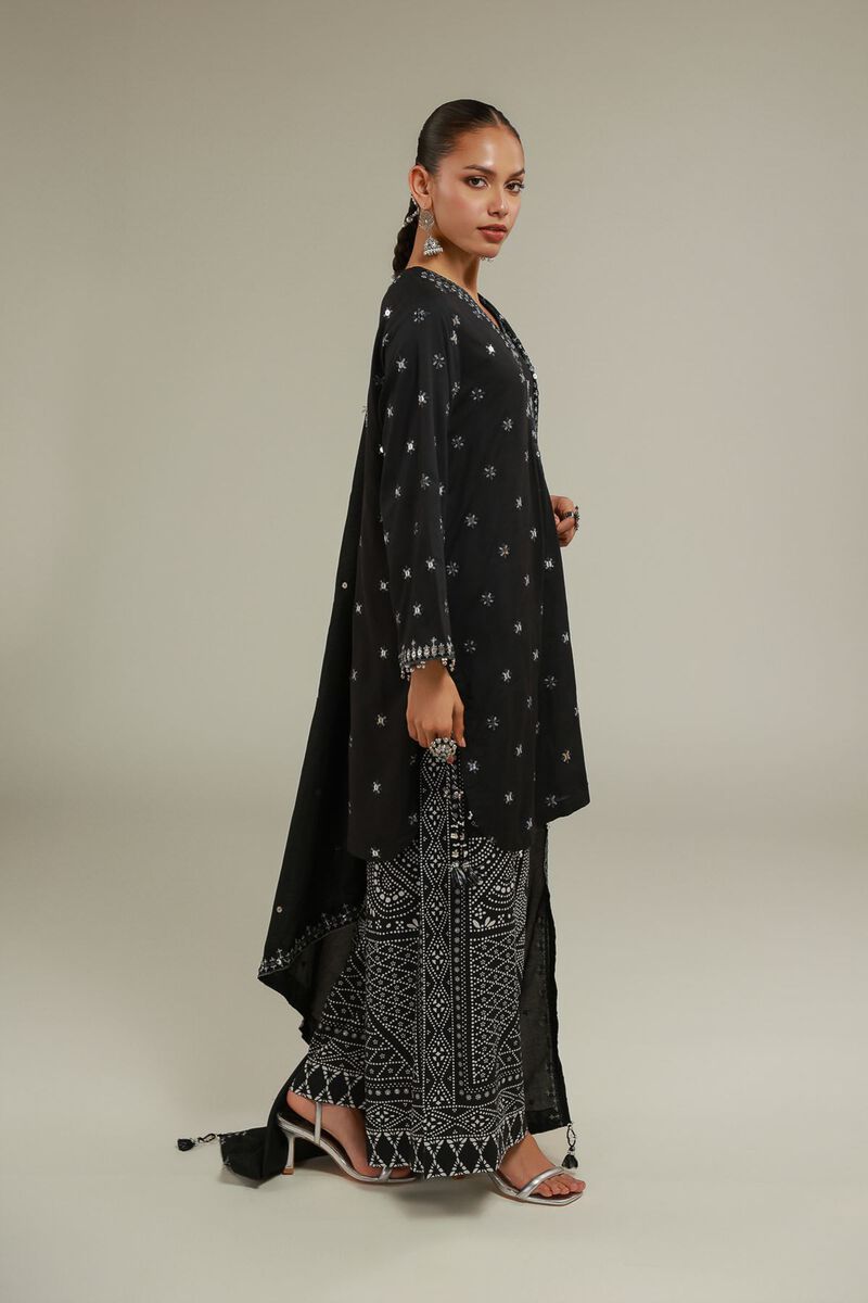 Embroidered | Raw Silk | Relaxed Ajrak Pants | USD 35.00