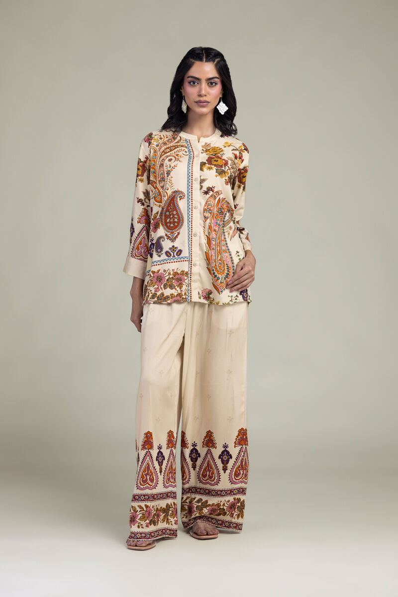Embroidered | Viscose Crepe | Shirt | USD 40.00