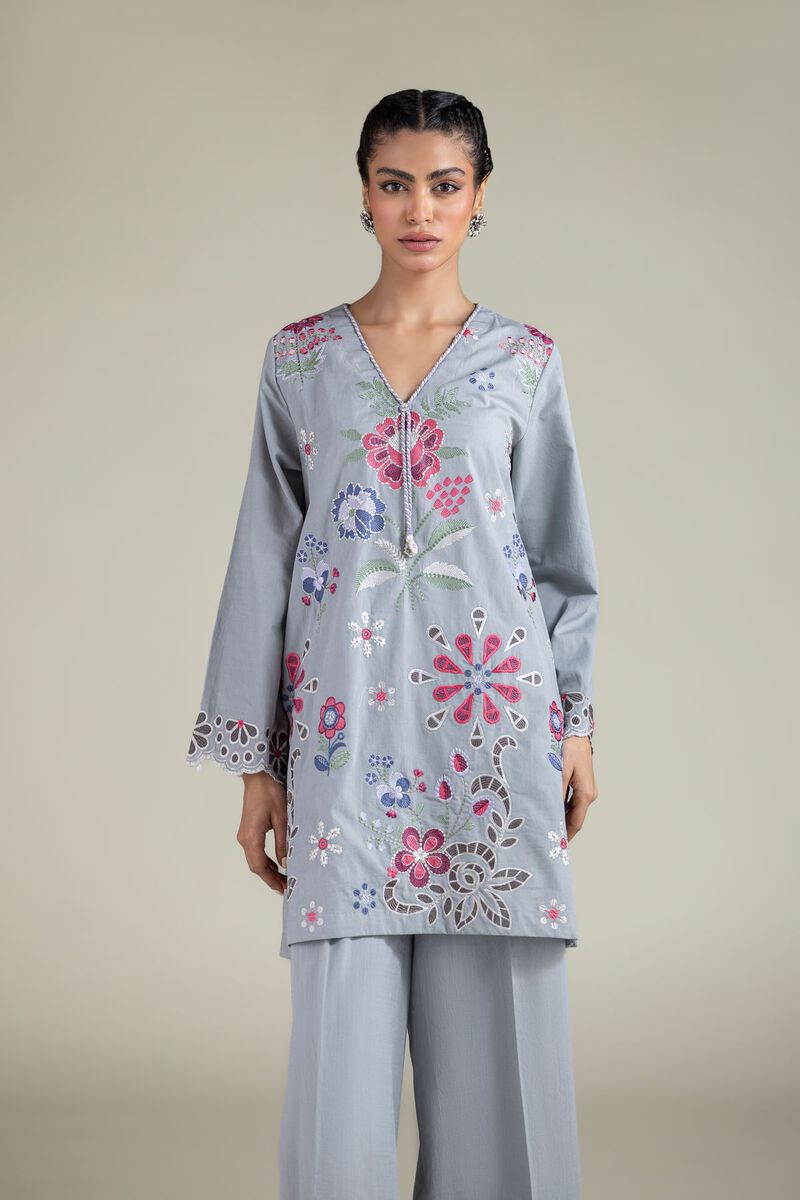 Embroidered | Textured Cotton | Kurta | USD 45.00