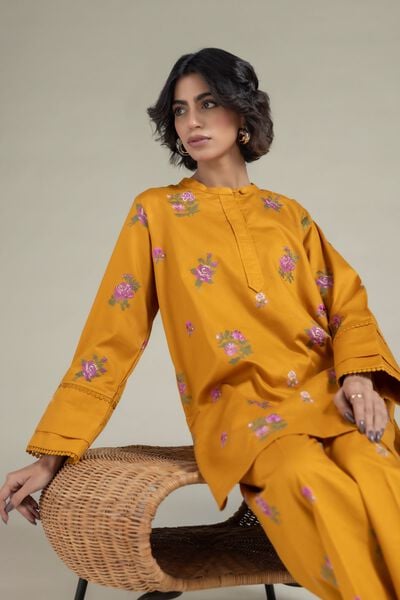 Embroidered | Textured Cotton | Kurta | USD 35.00