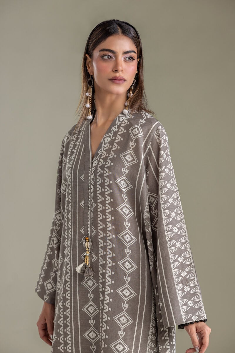 Printed | Light Khaddar | Light Khaddar Kurta | USD 35.00