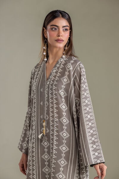 Printed | Light Khaddar | Light Khaddar Kurta | USD 35.00