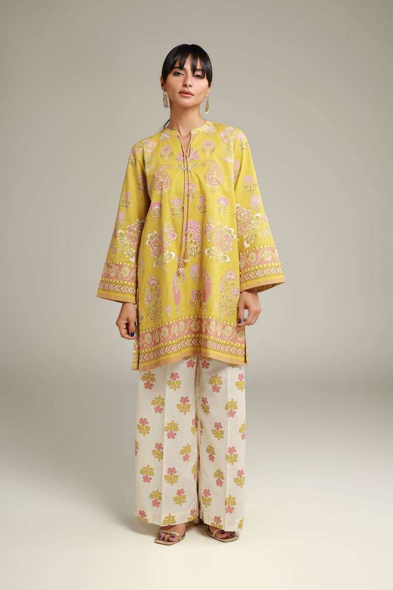 Printed | Cambric | Spring Floral Pants | USD 30.00