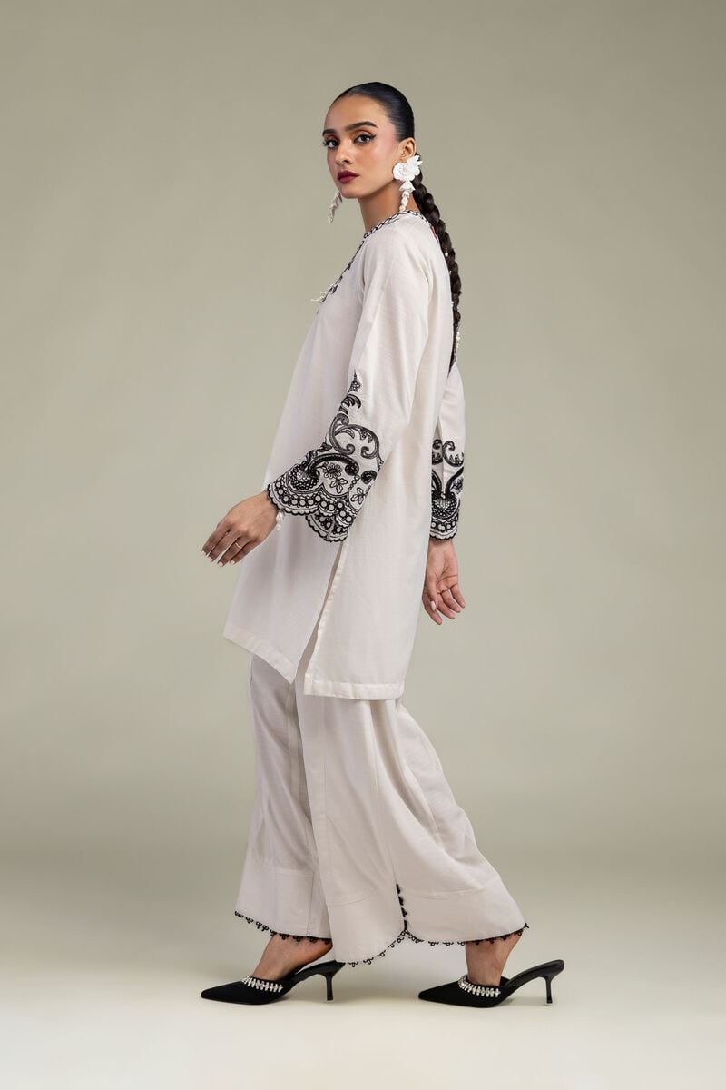 Embroidered | Raw Silk | Raw Silk Pants | USD 30.00