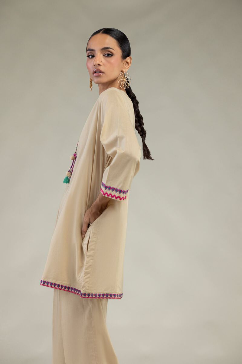 Embroidered | Cambric | Short Cambric Kurta | USD 40.00