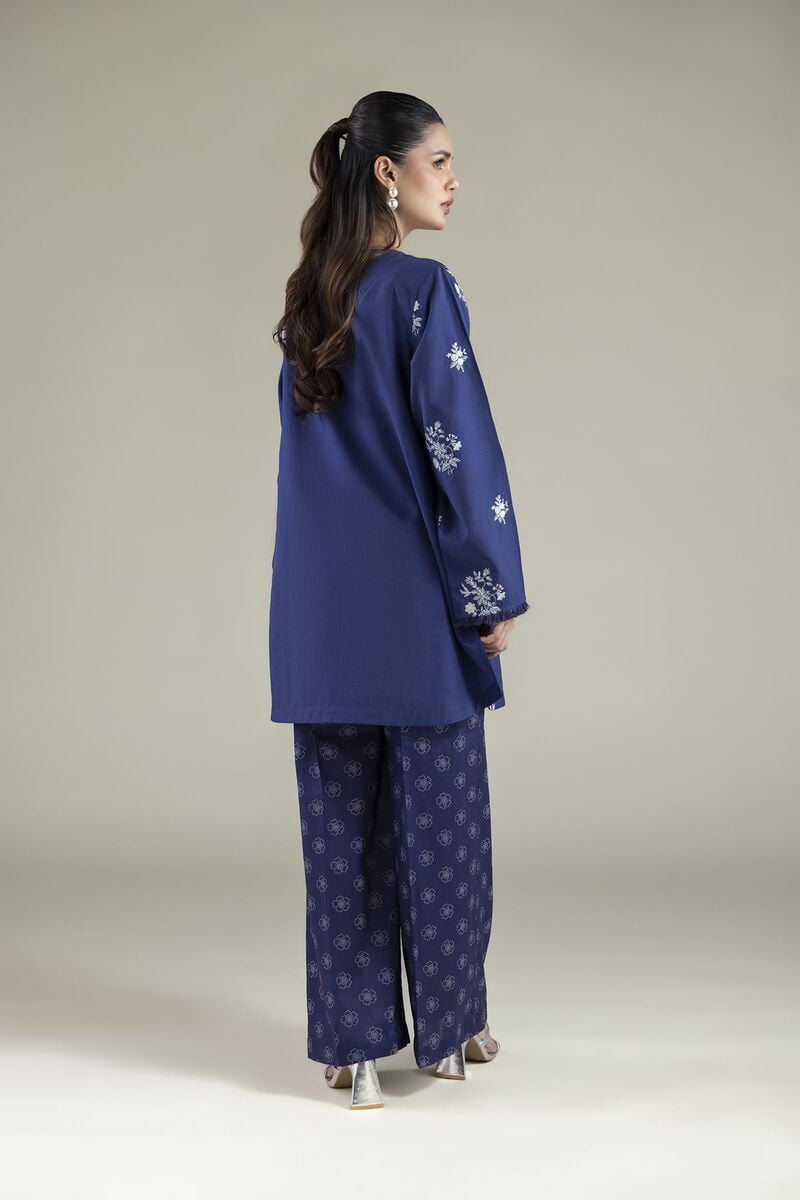 Embroidered | Cambric | Tailored 2-Piece Set | USD 55.00