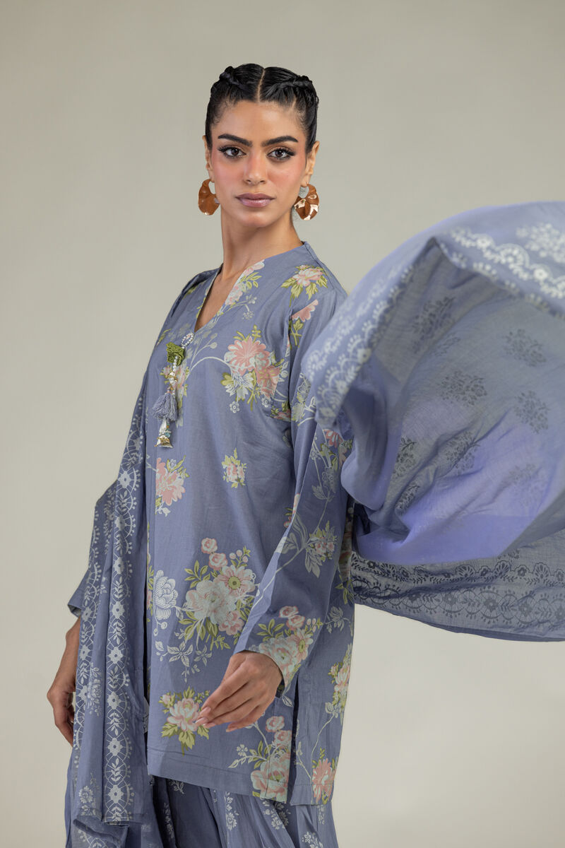 Printed | Lawn | Lawn Floral Dupatta | USD 30.00