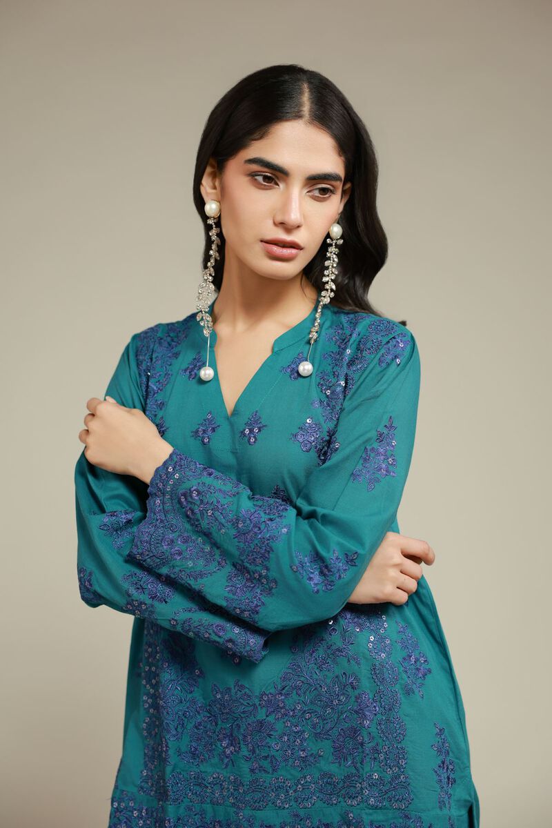 Embroidered | Raw Silk | Kurta | USD 65.00