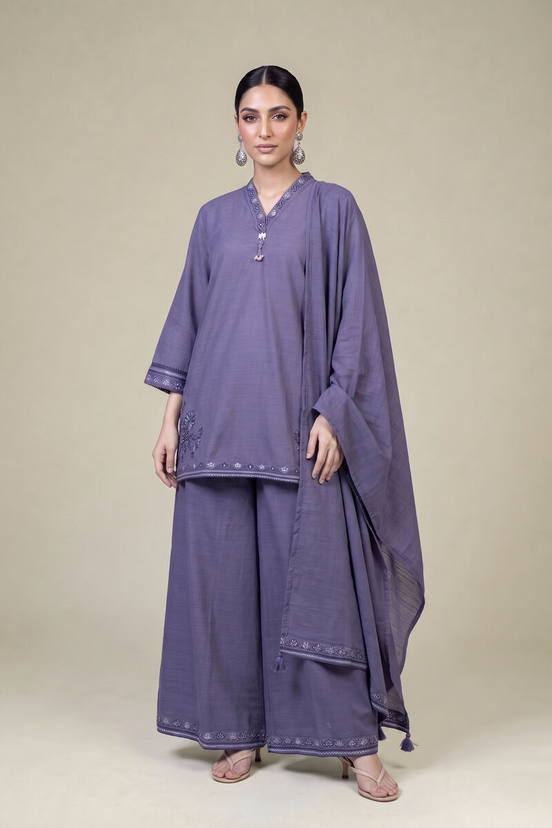 Embroidered | Light Khaddar | Short Embroidered Kurta | USD 45.00