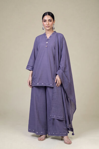 Embroidered | Light Khaddar | Short Embroidered Kurta | USD 45.00