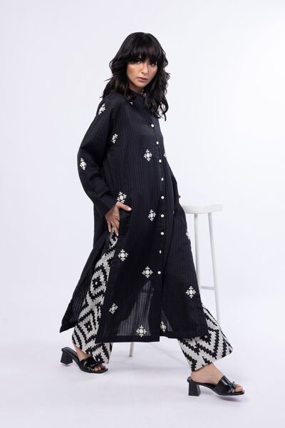 Printed | Double Layer Striped | Pants | USD 23.00