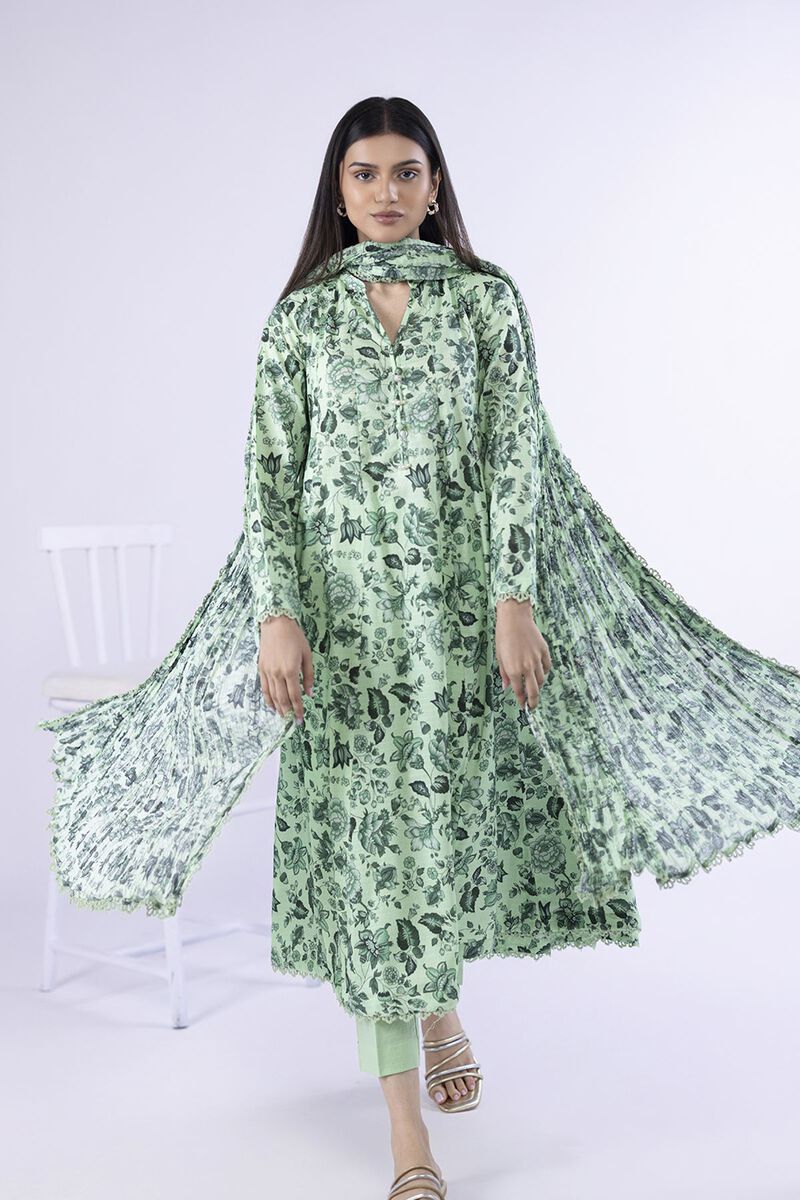 Printed | Voile | Dupatta | USD 10.00
