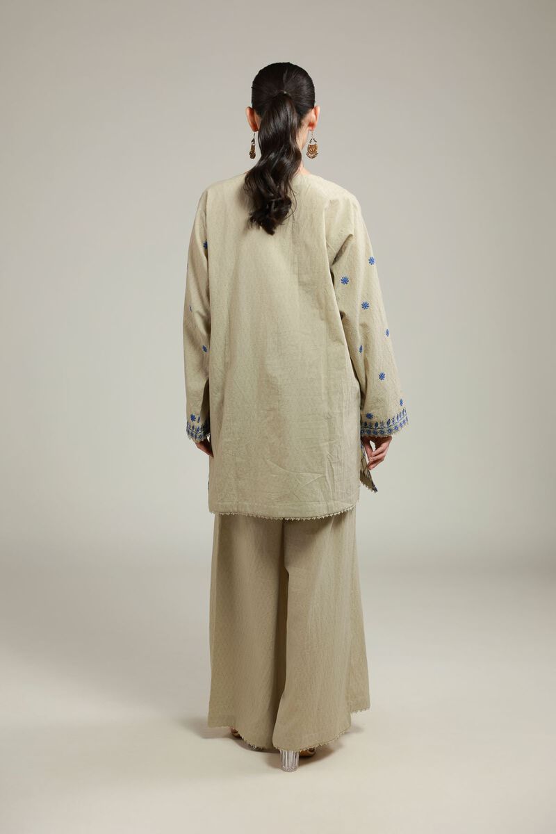 Embroidered | Cotton Dobby | 2-Piece Tailored Set | USD 60.00