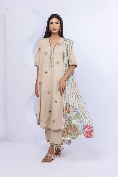 Embroidered | Cambric | Pants | USD 6.00