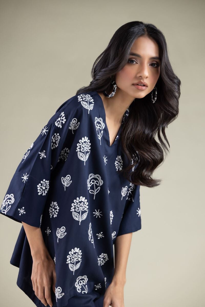 Embroidered | Viscose | Tunic | USD 35.00