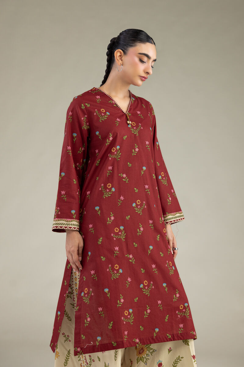 Printed | Cambric | Long Cambric Kurta | USD 35.00