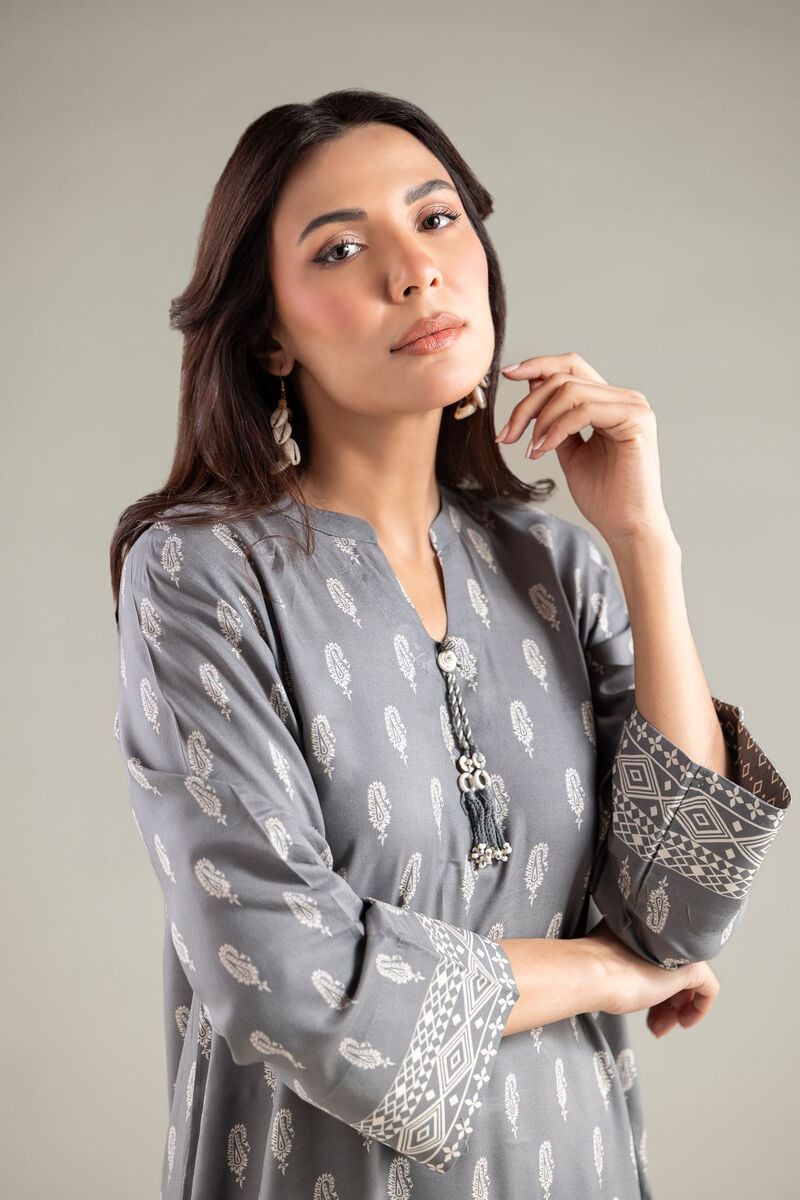 Printed | Viscose | Short V-Neck Kurta | USD 35.00