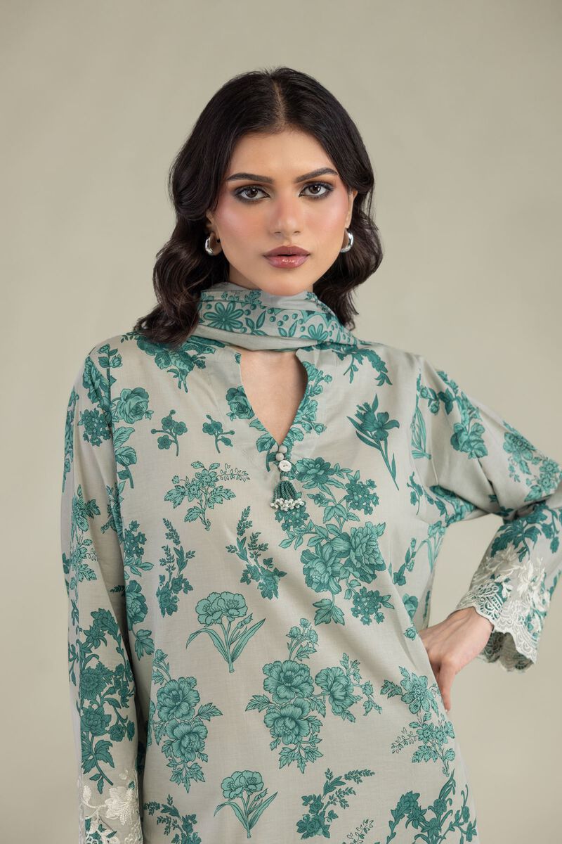 Embroidered | Lawn | Floral Lawn Dupatta | USD 30.00