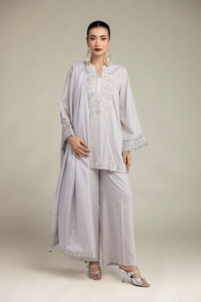 Embroidered | Raw Silk | Silk Threadwork Kurta | USD 55.00