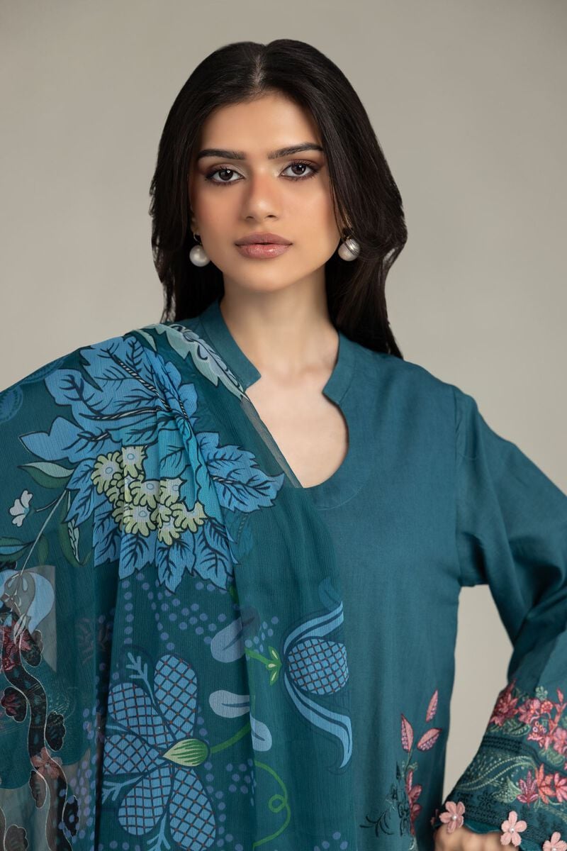 Embroidered | Cambric | Cambric Tailored 3-Piece | USD 85.00