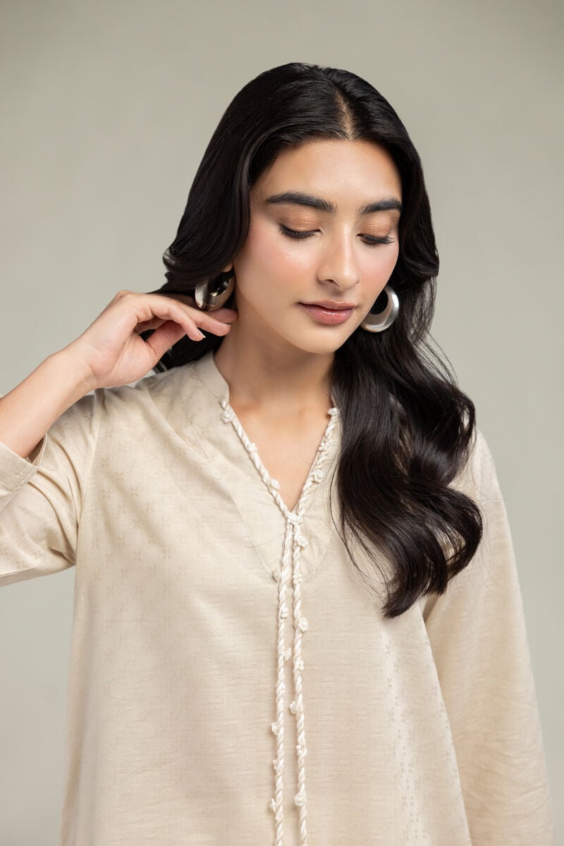 Dyed | Cotton Dobby | Longline Cotton  Kurta | USD 35.00