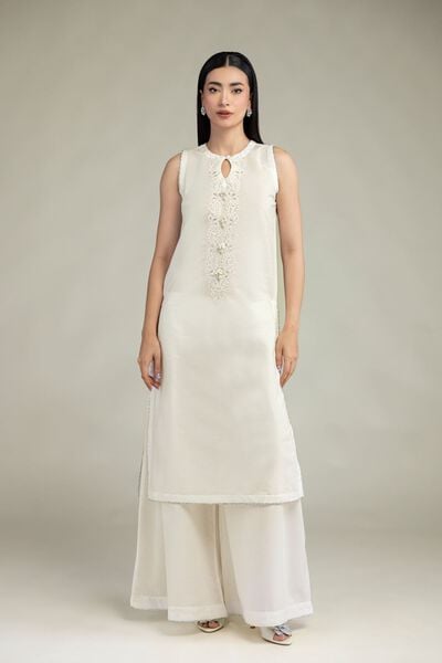 Embroidered | Mesuri | Solid Mesuri Pants | USD 35.00