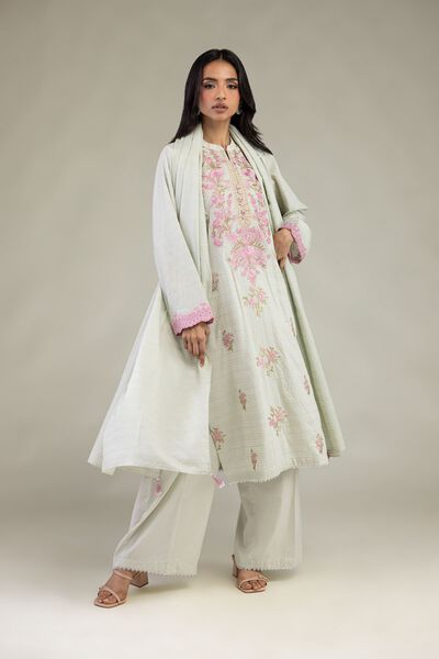 Embroidered | Messuri Dobby | Messuri Tailored 3-Piece | USD 85.00