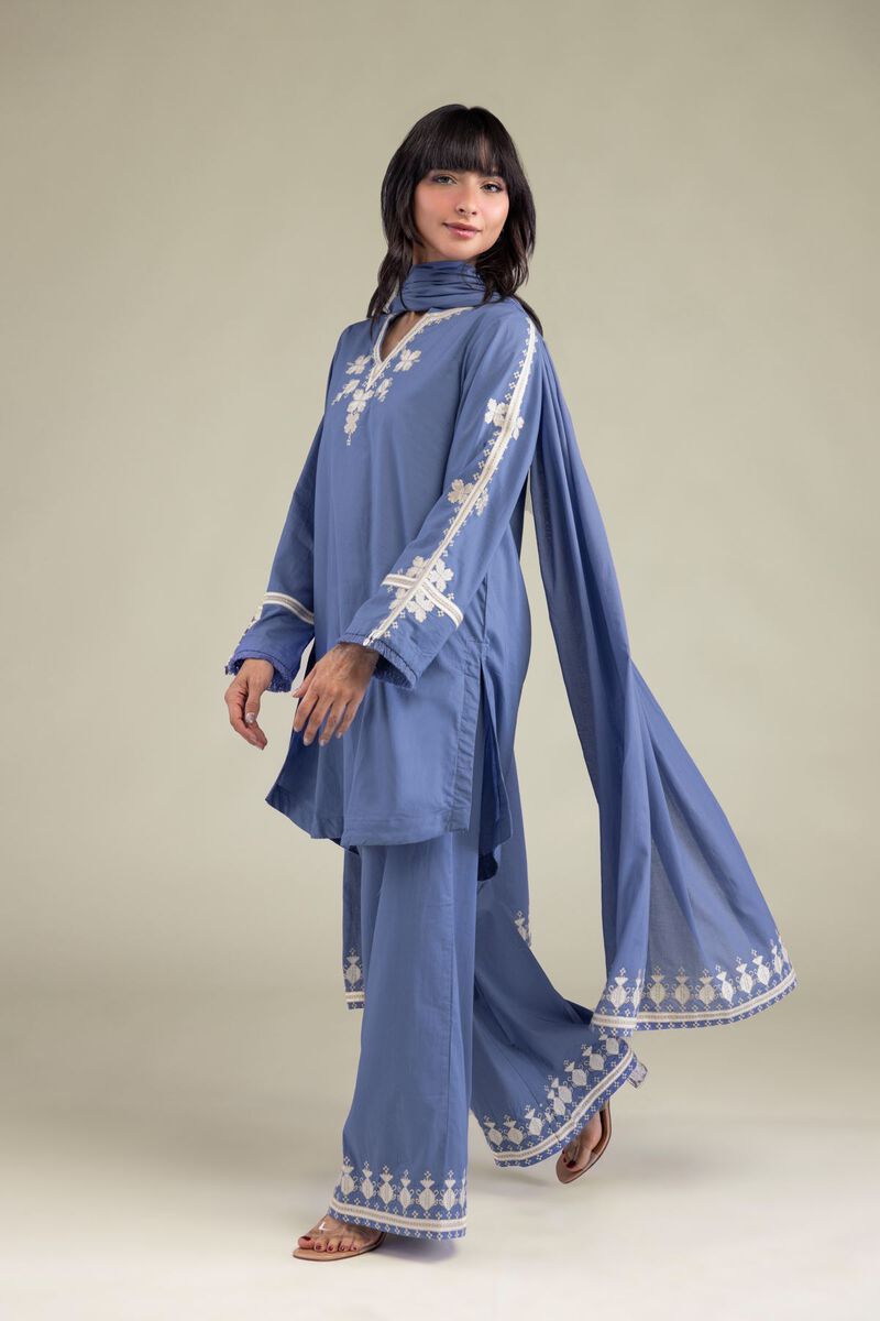 Embroidered | Lawn | Floral Lawn Dupatta | USD 35.00