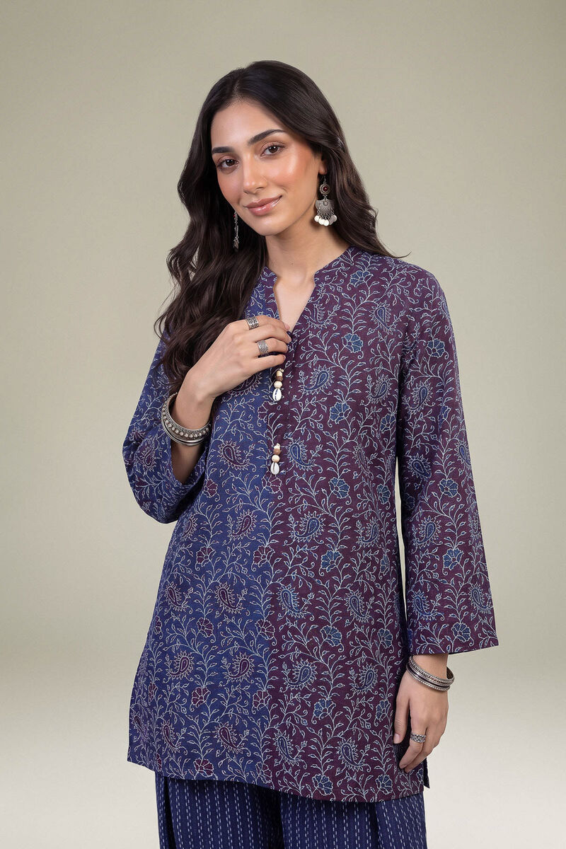 Printed | Light Khaddar | Short Printed Kurta | USD 35.00