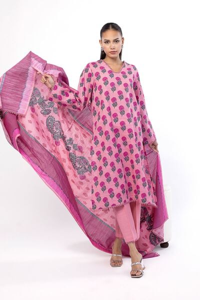 Printed | Khaddar | Tailored 3 Piece | USD 22.50