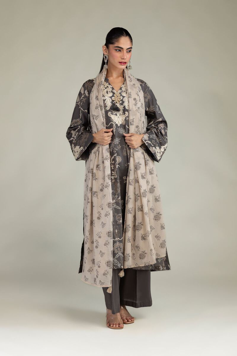 Embroidered | Lawn | Floral Lawn Dupatta | USD 30.00