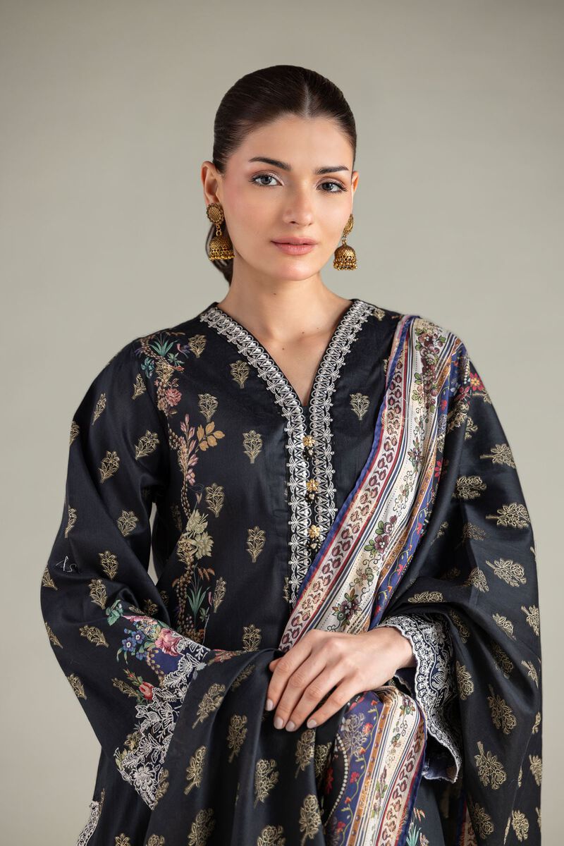 Embroidered | Jacquard | Tailored 3-Piece Set | USD 75.00