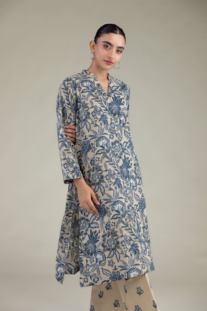 Printed | Cambric | Cambric Longline Kurta | USD 35.00