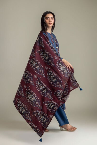 Printed | Light Khaddar | Tailored 3-Piece Set | USD 65.00