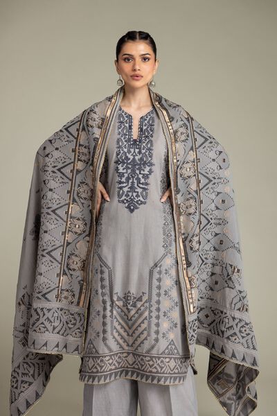 Embroidered | Jacquard | Tailored 3-piece Jacquard | USD 80.00