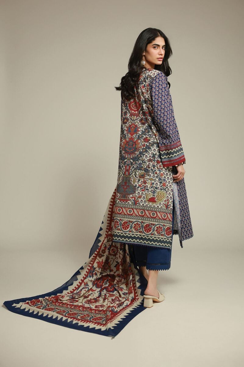 Printed | Messuri | Tailored 3 Piece | USD 65.00