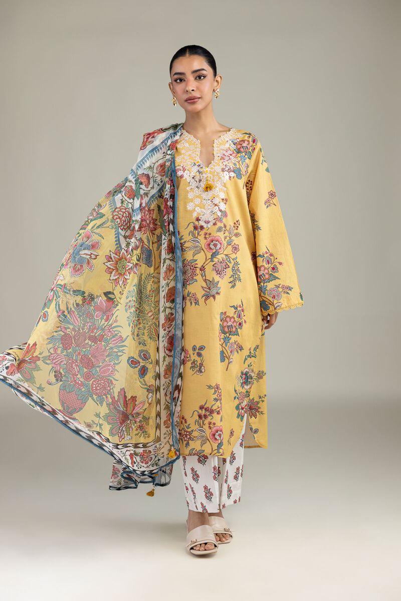 Embroidered | Textured Lawn | 3-Piece Tailored Lawn | USD 32.50