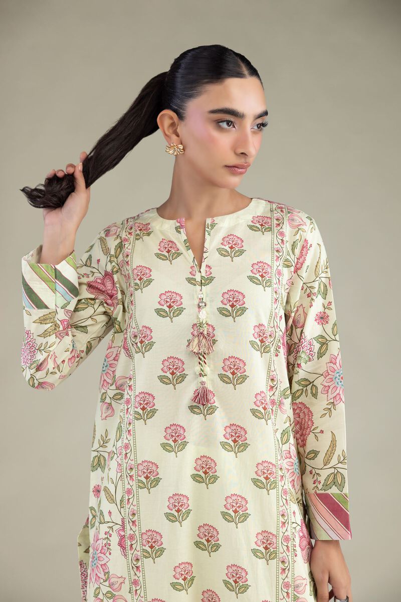 Printed | Cambric | Floral Cambric Kurta | USD 35.00