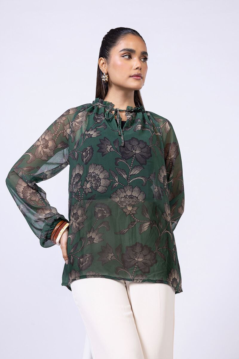 Printed | Georgette Chiffon | Blouse | USD 9.00