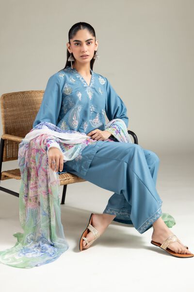 Embroidered | Blended Cambric | Kurta | USD 10.50