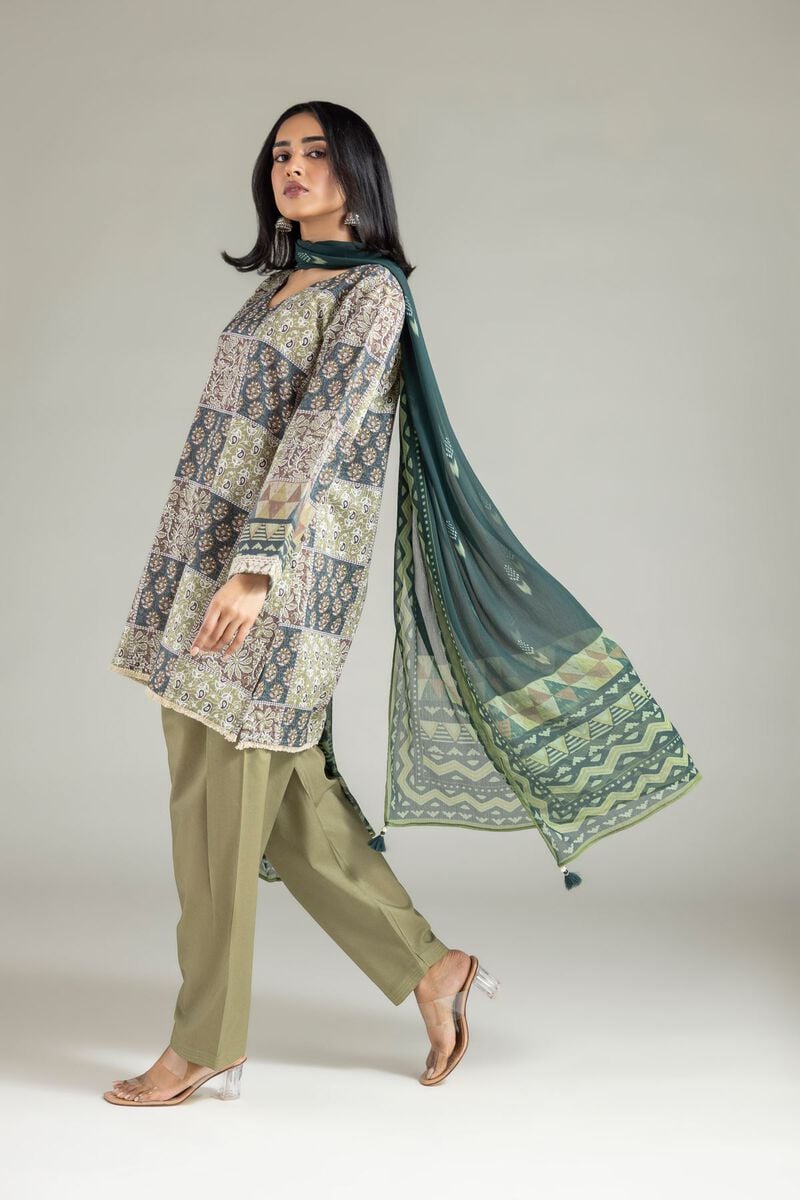 Embroidered | Lawn | Tailored Lawn Suit | USD 65.00