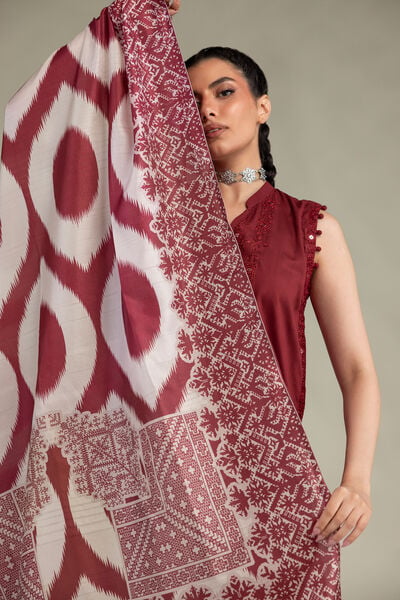 Embroidered | Polyester Silk | Polyester Silk Dupatta | USD 30.00