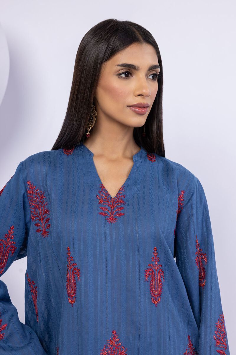 Embroidered | Leno | Kurta | USD 17.50
