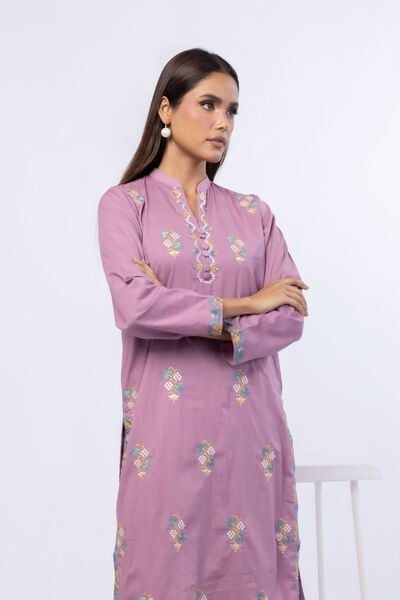 Embroidered | Crosshatch Poplin | Kurta | USD 35.00