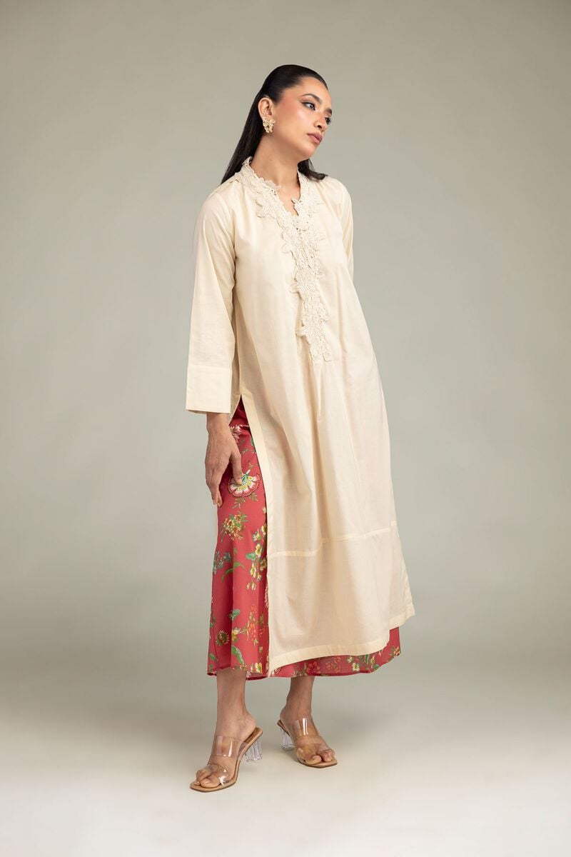 Embroidered | Cambric | Long Cambric Kurta | USD 40.00