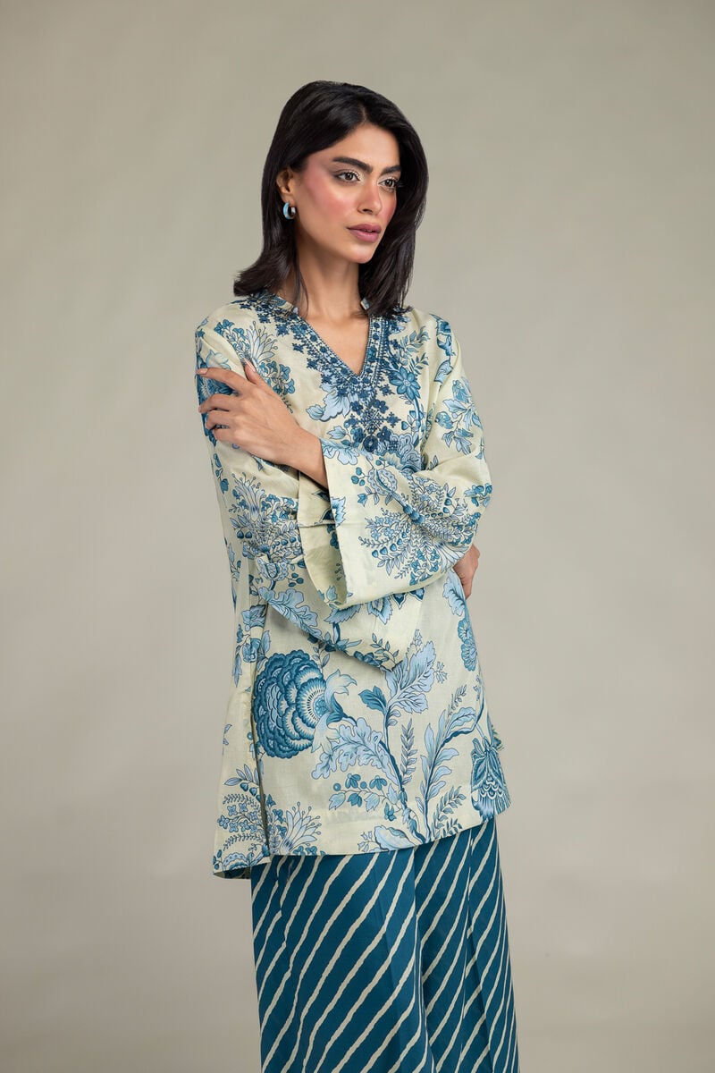 Embroidered | Cambric | Floral Cambric Kurta | USD 35.00