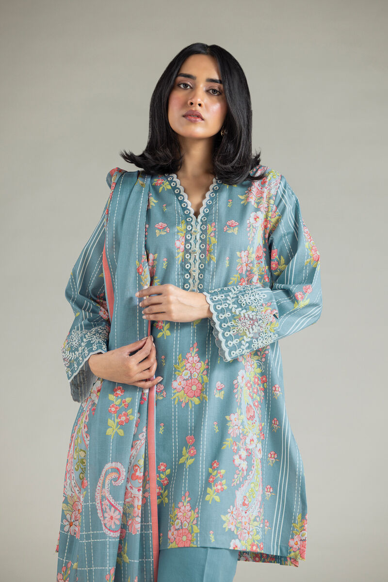 Embroidered | Textured Lawn | 3-Piece Tailored Lawn | USD 65.00