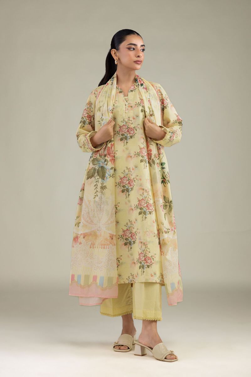 Printed | Lawn | Floral Lawn Dupatta | USD 30.00